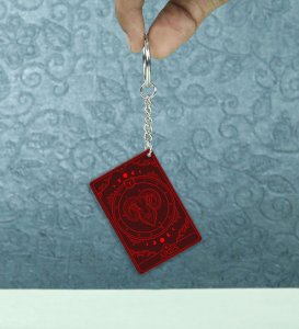 Fiery Aries Adventure Begins in Astroverse Printed Keychain Pack of 2